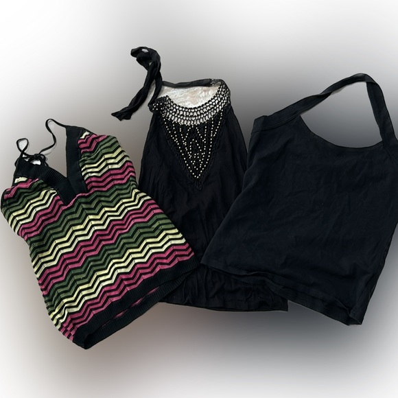Halter Tops bundle of 3 y2k - Picture 1 of 10